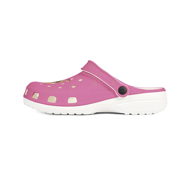 Qnbeauty Floral Pink EVA Foam Clogs