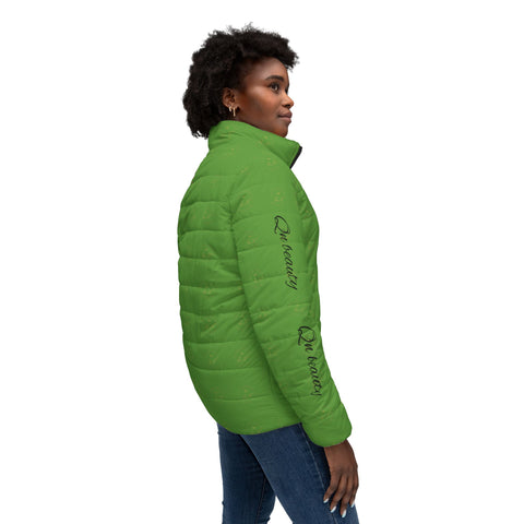 Qn beauty fade Emerald Puffer Jacket