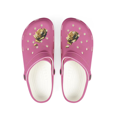 Qnbeauty Floral Pink EVA Foam Clogs