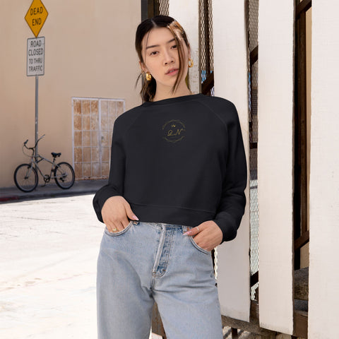 Women's Cropped Fleece Pullover - QN beauty