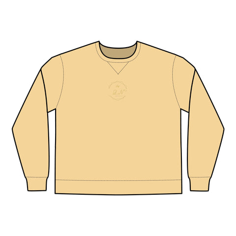 Qnbeauty Garment Dyed Crewneck Sweatshirt - QN beauty