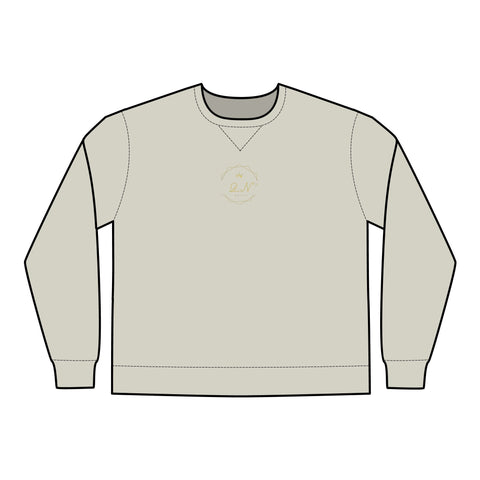 Qnbeauty Garment Dyed Crewneck Sweatshirt - QN beauty