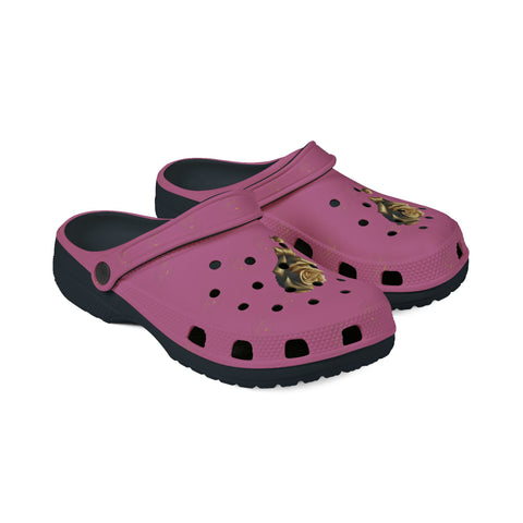 Qnbeauty Floral Pink EVA Foam Clogs