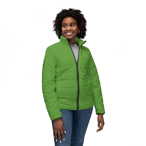 Qn beauty fade Emerald Puffer Jacket