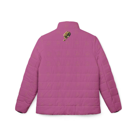 Qnbeauty Women rose Puffer Jacket