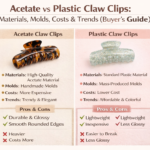 Acetate vs Plastic Claw Clips