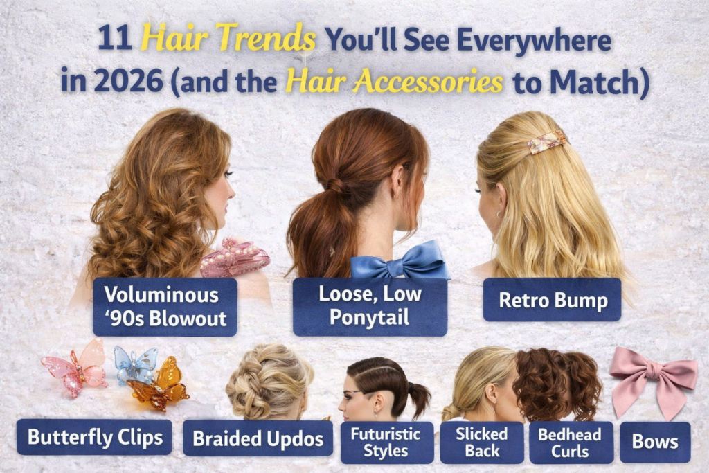 11 Hair Trends You’ll See Everywhere in 2026 (and the Hair Accessories to Match)