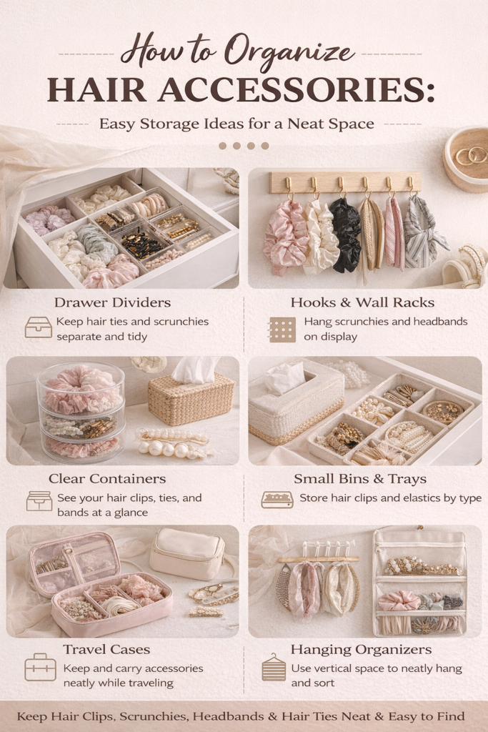 How to Organize Hair Accessories: Easy Storage Ideas for a Neat Space