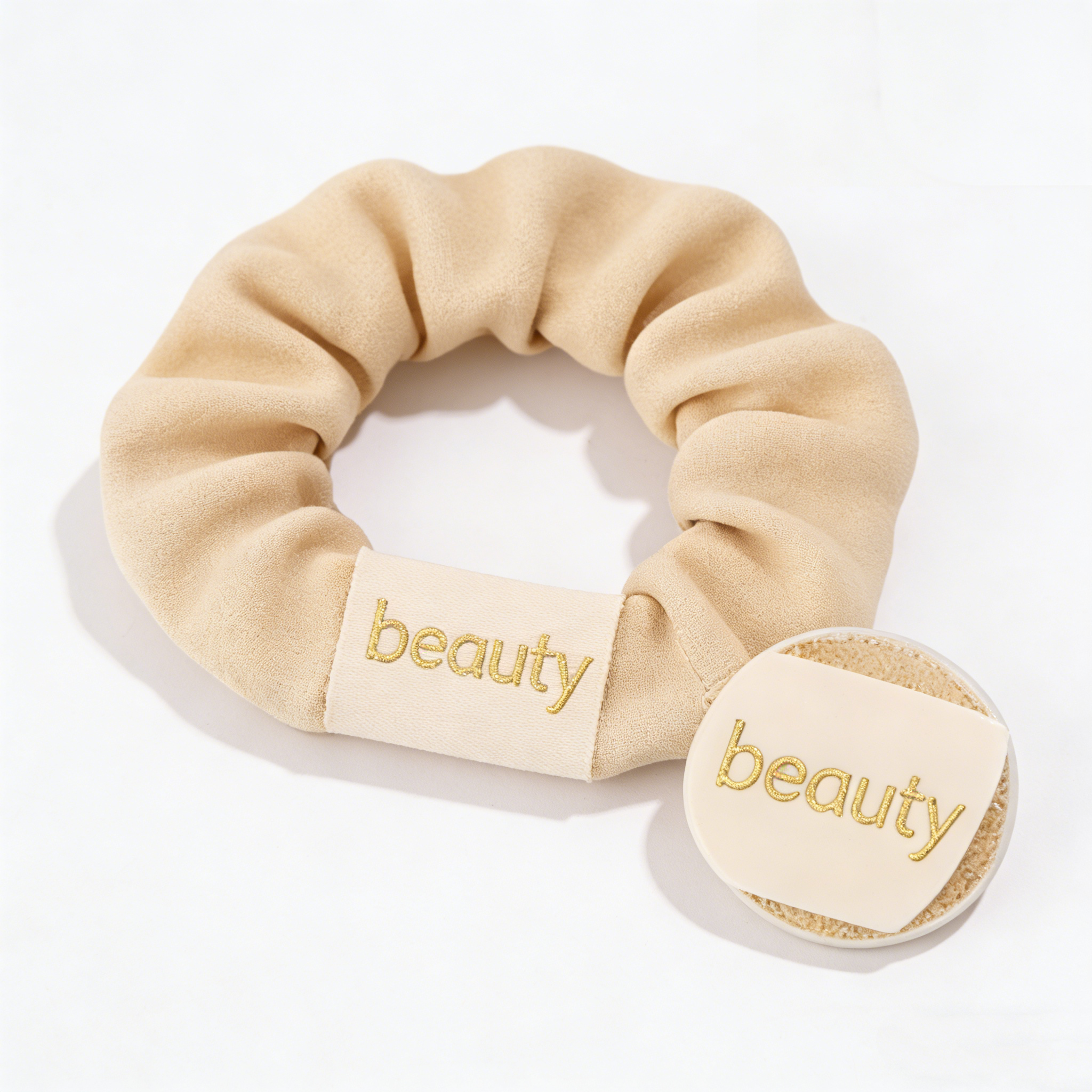 Thick plate print logo for hair accessories