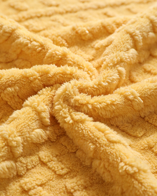 Teddy fleece fabric for hair accessories