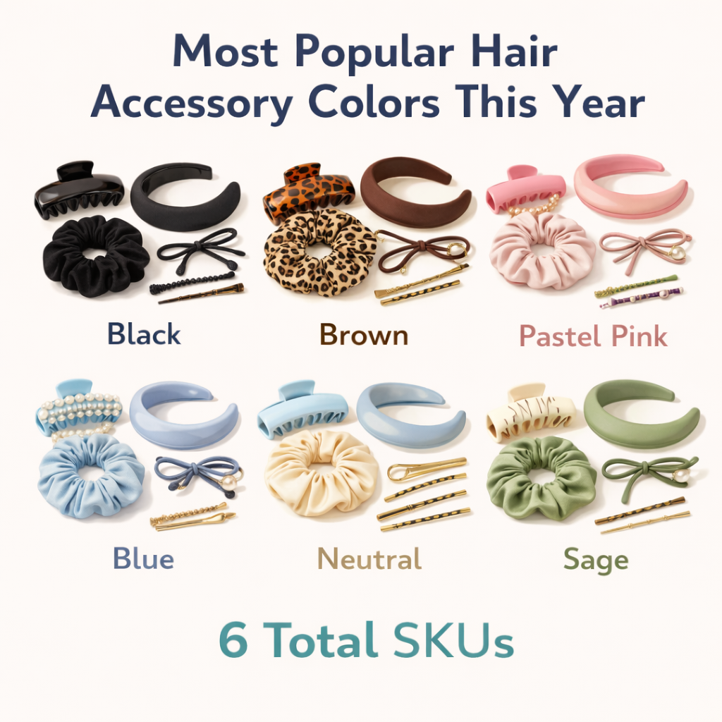 Most Popular Hair Accessory Colors This Year