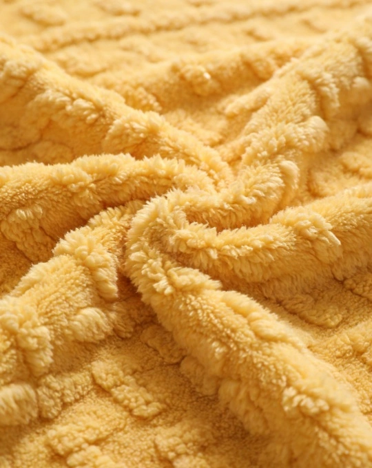 Teddy fleece fabric for hair accessories