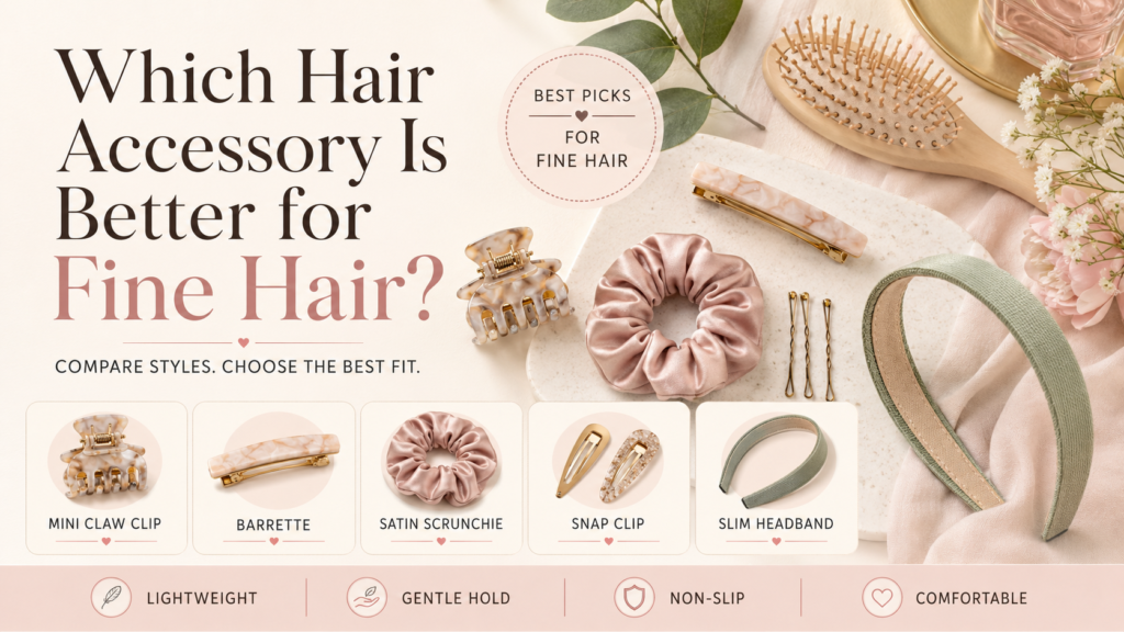 Which Hair Accessory Is Better for Fine Hair?