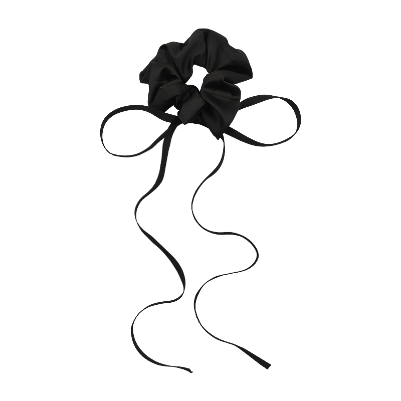 custom bow scrunchies with logo placeholder