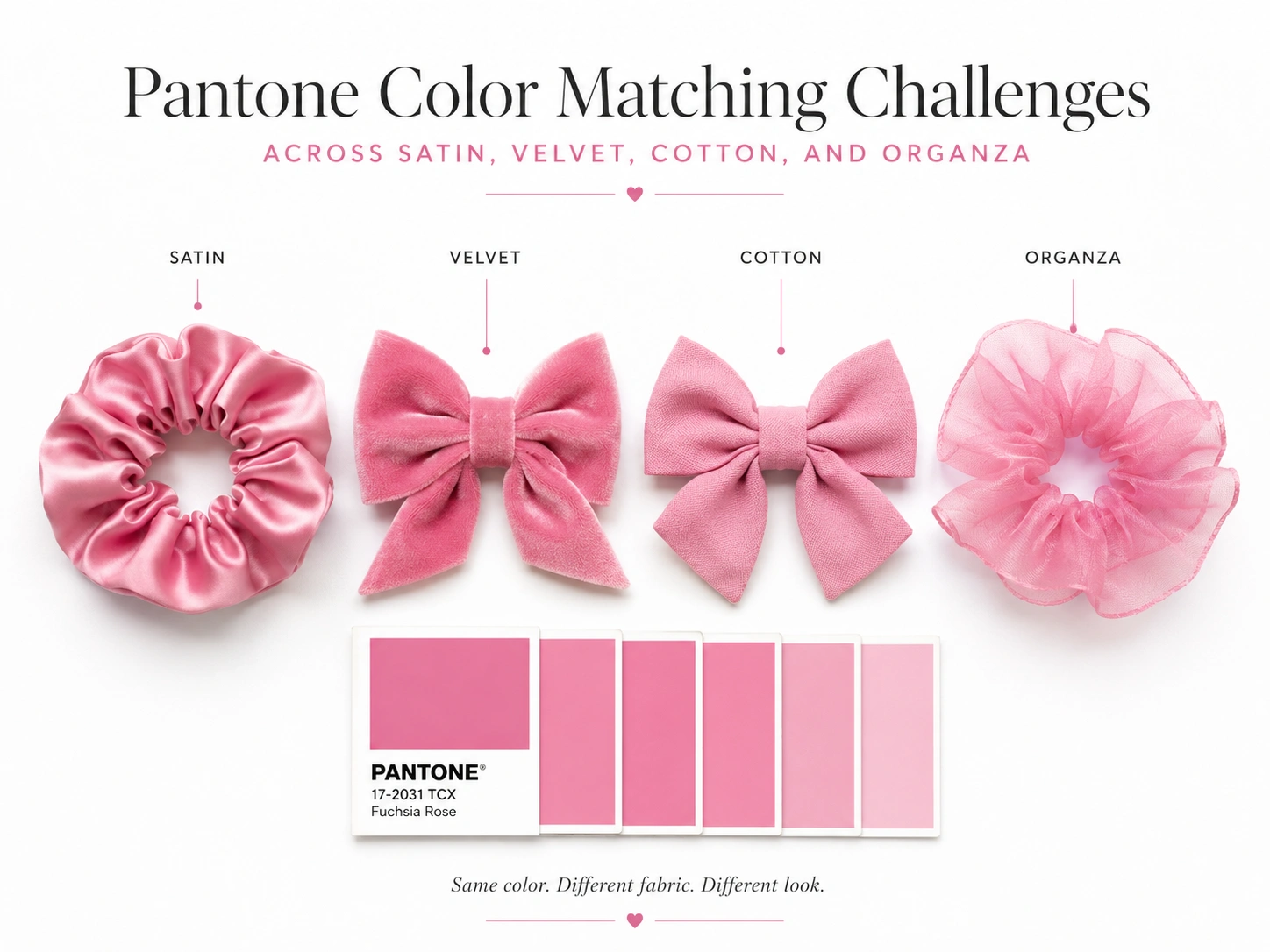 Pantone Color Matching Across Four Fabrics