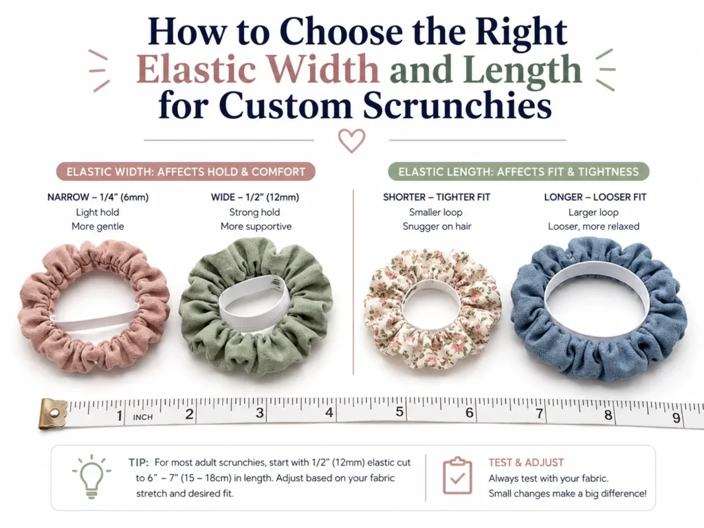 Prevent Scrunchies from Losing Stretch