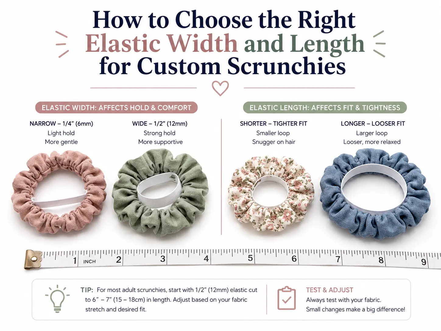 Prevent Scrunchies from Losing Stretch