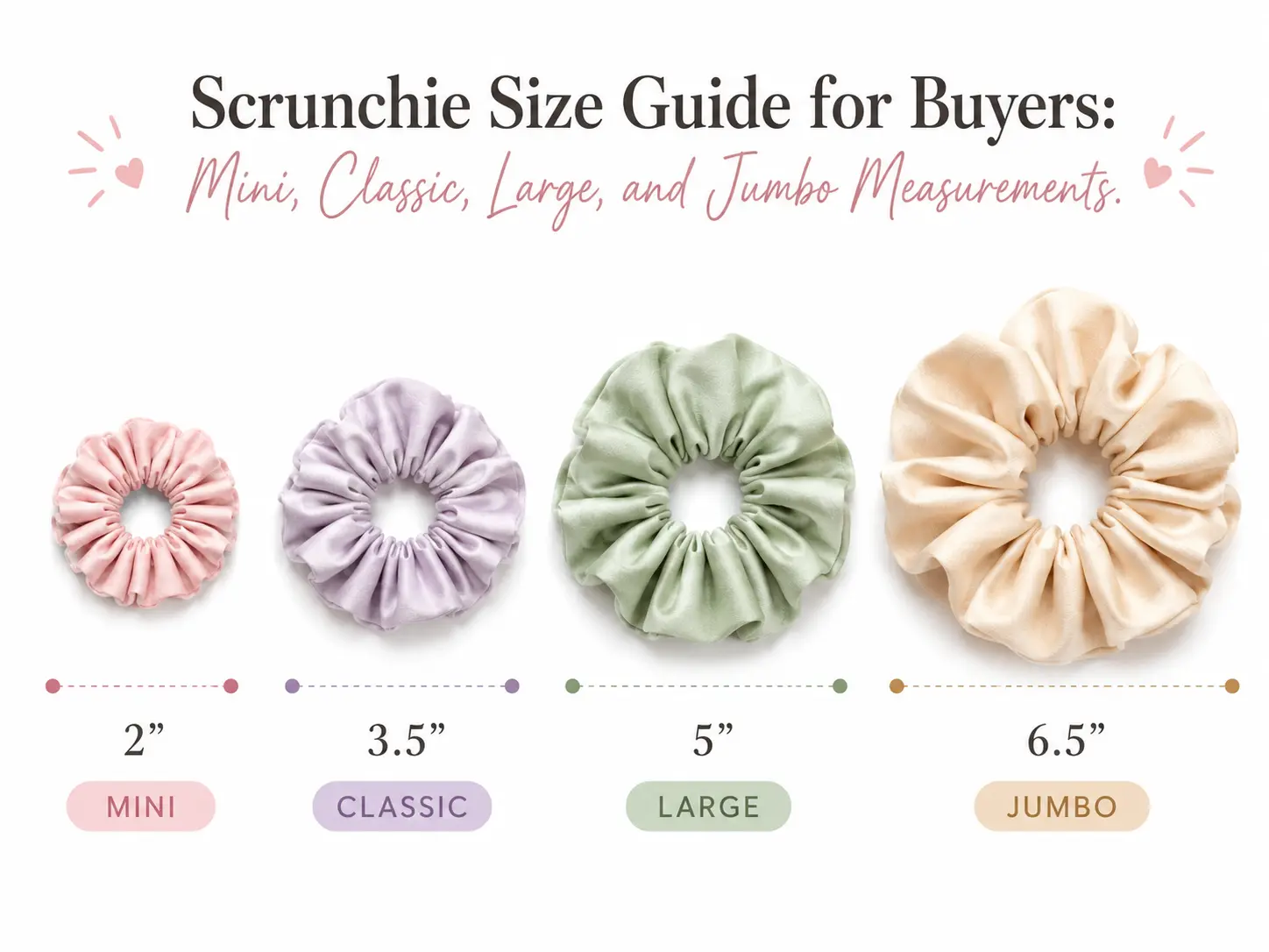 Scrunchie Size Guide