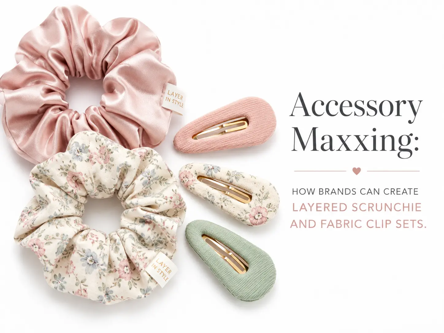 Scrunchie and Fabric Clip Sets