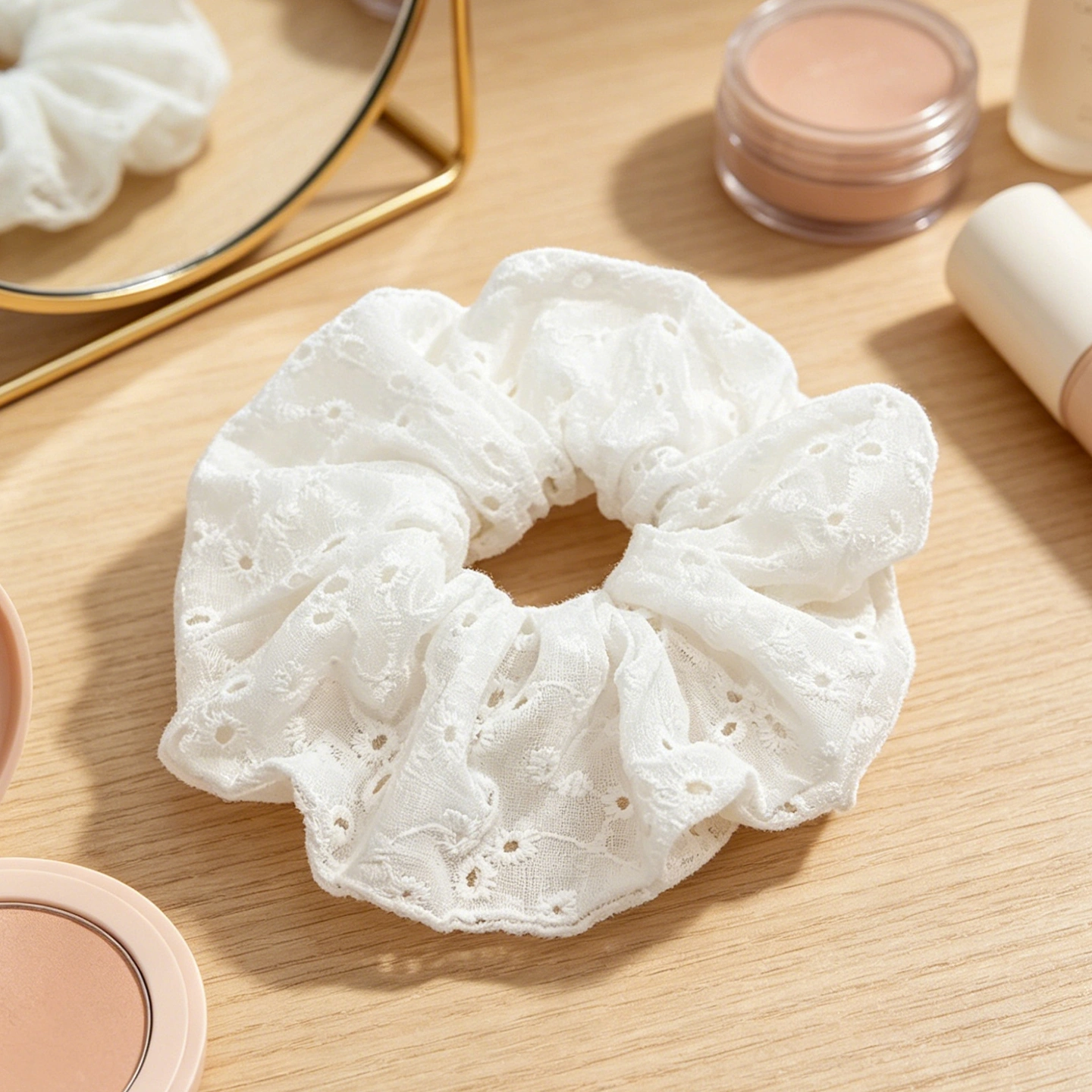 custom lace scrunchie